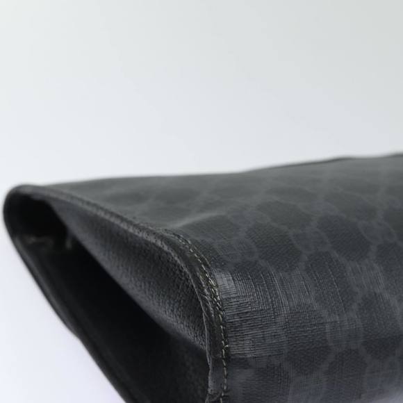 GUCCI GG Supreme Web Sherry Line Clutch Bag Black Gold 156 01 031 Auth bs16653 - Picture 10 of 16